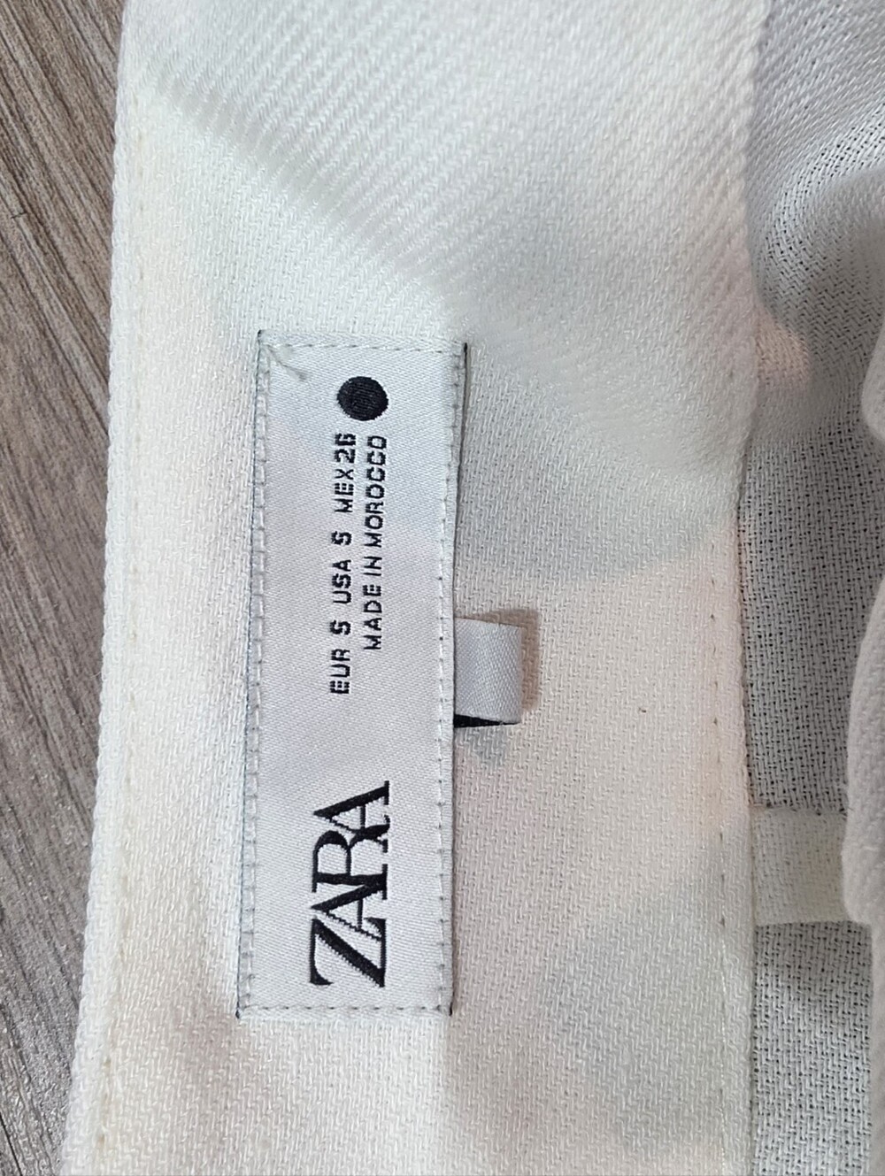 Zara Linen Blend ZW Collection Palazzo Wide Leg Pants - Picture 14 of 15